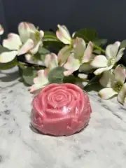 Rose Shaped Natural Goats Milk High Scented Fragrances Hand Made Soap