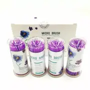 400PCS/4Bottles Dental Disposable Micro Brushes Applicators Dentist Micro Brush