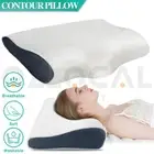 Luxurious Cervical Contour Pillow Ergonomic Neck Back Support Comfort Sleeping