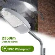 144 LED Outdoor Dusk to Dawn Street Light 2350LM Security Waterproof Sensor Lamp