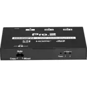 Pro2 18GBPS 2.0 HDMI Slim 2-Way 1 In - 2 Out HDR Splitter w/3D & 4K Support