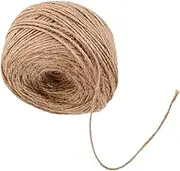 Angoily Natural Jute Twine: 2mm 100m String Rope for Crafts Wrapping Wedding Present Packing - Heavy Duty Twine for Gardening Bundling