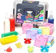 Creative Magic Water Elf Toy Kit, Aqua Fairy Water Gel Kit for Kids, with 5 Colors Magic Gel, 12 Molds - Make Your Own Fantastic Toy Figures, Party Gift Basket Stuffers for Boys & Girls