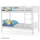 Kingston Slumber Single Bunk Bed Frame Solid Pine Wood Timber, Modular Design,