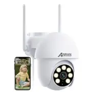 5MP PTZ Security Camera Outdoor with 24/7 Automatic Tracking, 2.4G WiFi Wired...