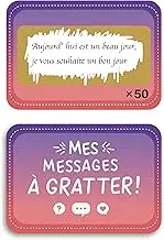 FloraVigo Personalised Card Making Kit, 50 Cards and 50 Scratch Labels (Gradient)