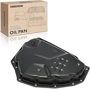 A-Premium Transmission Oil Pan with Drain Plug Compatible with Nissan Kicks 2019, 1.6L, Replace # 3139050X0B, 31390-50X0B