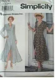 Simplicity Sewing Pattern 8976 Misses Pullover Dress Size 6-10