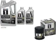 Mobil1 M1-108A Engine Oil Filter & 7 Quarts Mobil1 5W20 Full Synthetic Motor Oil (for: Smart)