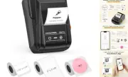 T50M Pro Bluetooth Label Maker Machine with 3 Tapes, Wide Waterproof Label,