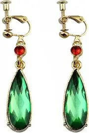 [GFLPO] Howl's Earrings,Howl's Castles Moving Earrings,Costume Cosplay Anime Earrings,Green Water Drop Dangle Earrings for Women Men Girls and Howl's Fans Mobile Castle Fans,Howls Moving Castle Jewelry