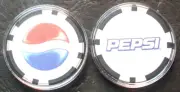 Pepsi Poker Chip Golf Ball Marker - Black - Classic Pepsi Logo