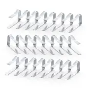 32 Pcs Picnic Tablecloth Clips for Outdoor Tables - Stainless Steel Table