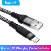 3M 5M 8M Micro USB Cable Fast Charging Wire Mobile Phone Cable For Andriod Cable