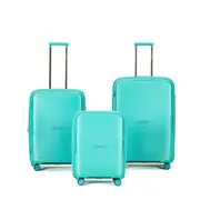 3pc Tosca Bel-Air 20"/25"/29" Hard Case Travel Luggage Suitcase Set - Teal