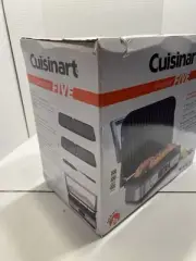 Cuisinart GR-5BP1 Electric Griddler Five LCD Display 5-in-1 Functions New Sealed