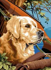 Canvas SEG N17 Pose Of Hunting 45 X 60 CM