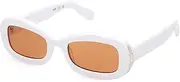 [GCDS] GD0027 Sunglasses 21E shiny white 53/21/145 UNISEX, 21e Shiny White, 53/21/145
