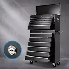 15 Drawers Garage Tool Chest Trolley Toolbox Cabinet 2 In 1 Split Unit Storage