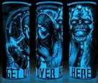 Glow in the Dark Mortal Kombat Scorpion Get Over Here Cup Mug Tumbler Cup 20oz