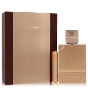 Al Haramain Amber Oud Gold Edition Extreme by Al Haramain Gift Set 6.7 oz 6.7 Pure Perfume Spray + 0.34 oz Refillable Spray for Women