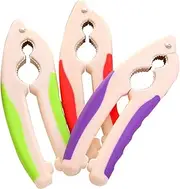 WATIIFUFU Aluminum Alloy Nut Crackers Walnut Opener Shell Cracker Seafood Tool Non-Slip to Use Random Color