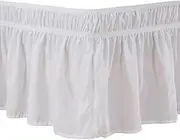 Easy to Clean and Fitting Bed Skirt for Elegant Bedroom Easy to Install Polyester Deep Frilled Valance Fitted Sheets