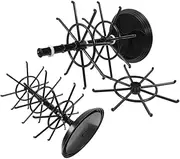 WHAMVOX 2pcs Keychain Hanger Jewelry Bracket Cartoon Ballpoint Pen Whiskers Cold Cups with Lid and Wall-mounted Soap Rack Racks Handle Tool Keychain Items Kits Cool Keychain Black Plastic