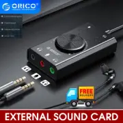 ORICO SC2 External USB Sound Card Output Volume Adjustable Audio Card Adapter PC