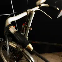 在飛比找蝦皮購物優惠-《RELIVE》老鐵馬文武古董腳踏車黃銅手把錐型平衡端子 ⋯