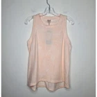 NWT Calia breezy palm athletic tank top in peach fizz - medium