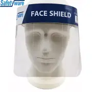 Safetyware Safety Full Face Shield Mask Reusable Clear Pet Protection Cover