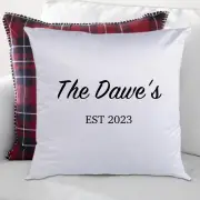 Satin Message Personalised Cushion