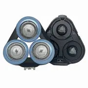 S6000 Replacement Complete Head Assembly for Electric Shaver SH50 5000 6000 S6011 S6015 S6840 S6550 Blue Silver