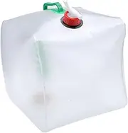 MUSISALY Emergency Cube Water Bag 20l Portable Water Storage Collapsible Water Container for Camping Hiking Climbing