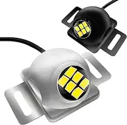 Reverse Lights - LED Bulb for Backup Light, Aluminum Alloy LED Back up Bulb Auto-Sensing, Adhesive Non-Destructive External Reversing Lights, Super Bright, Vehicle Back up Supplies for Most Car