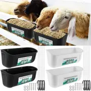2Pcs Chicken Feeder Hanging Chicken Feeders Goat Feeder Hanging Feed njaOa