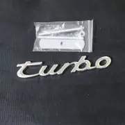 1x Chrome Silver turbo Metal Front Grille Badge Emblem Grand V6 Sport Engine Car (for: Peugeot)