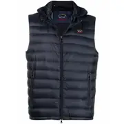 [Paul & Shark] Paul & Shark Detachable-hood Ultralight Vest XXL BLUE