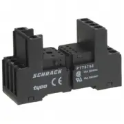 PT78702, TE Connectivity, RELAY SOCKET 8 POSITION DIN RAIL