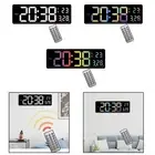 Digital Wall Clock Temperature Month Date Week Display for Office Bedroom
