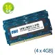 16GB (4GB x4) OWC Memory 1333MHz DDR3 SO-DIMM PC10600 204Pin Mac 電腦升級解決方案