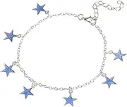 [Generic] Star Tassel Anklet Foot Chain Luminous Bracelet Glow in The Dark Chain Beach Jewelry for Women Girls