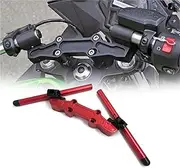 GZKJP Clip-On Adapter Plate Handlebars Set For K&awasaki For Ninja 650R ER-6F ER6F ER6N 2006-2016 2015 Handle Bar Riser Clip On Clamp Mount