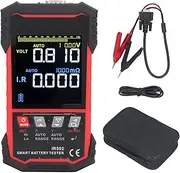 Battery Tester, 3.2 Inch LCD Voltage Meter, DC 0.00V to ±120V Internal Analyzer for RV Truck Boat, Battery Impedance Tester 0.000mΩ‑500Ω