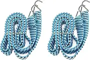 2pcs Elastic Cord with Hook 2M Heavy Duty Bicycle Motorcycle E-Bike Trunk Cargo Tie Down Strap Rubber Bands