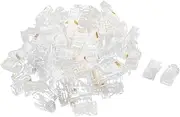 XYWHPGV RJ45 CAT5 CAT5E CAT6 8P8C UTP Crystal Cable Head Ethernet Connector 80 Pcs(388b5 6a3b1 49d15 70af4 232aa 7e29c