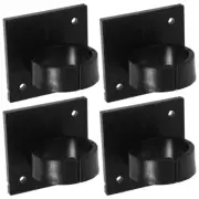4 Pcs Microphone Clip for Wall White Holder Karaoke Machine
