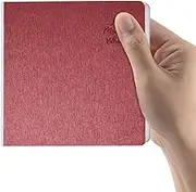 Mifuner Red Hardcover Sketchbook Square Hardbound Sketch Journal 4.7 x 4.7 Inch 42 Sheets Art Book 250GSM Ultra Smooth Paper Ideal for Pencils,Water Color Pen,Marker Pen