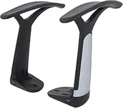 GANAZONO 2pcs Office Chair Armrest Replacement: Universal Plastic Arm Rest for Computer and Gaming Chairs Ergonomic Support for Long Work Hours